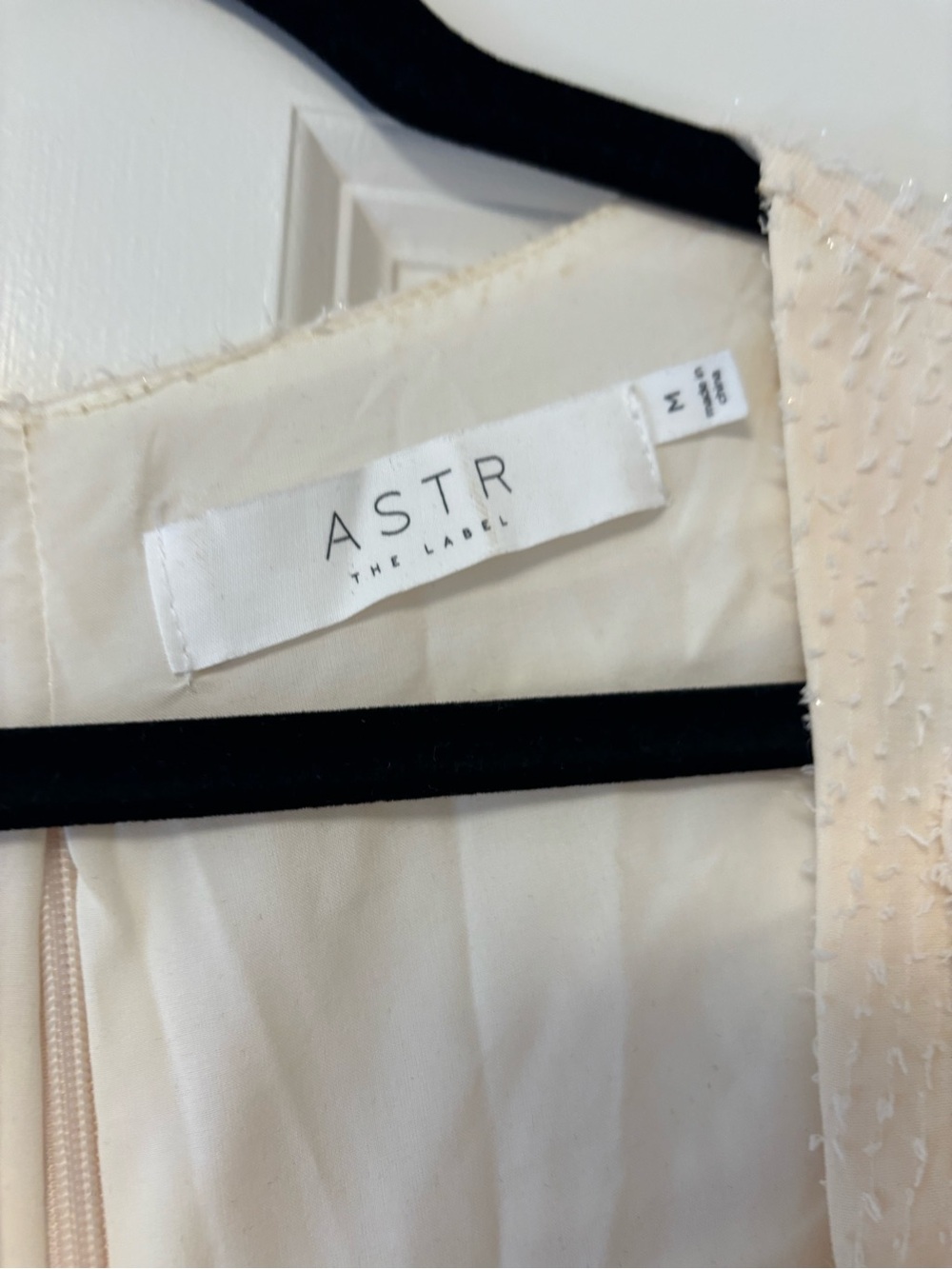 ASTR Cream Textured Ruffle Bustier Top - Picture 2 of 3
